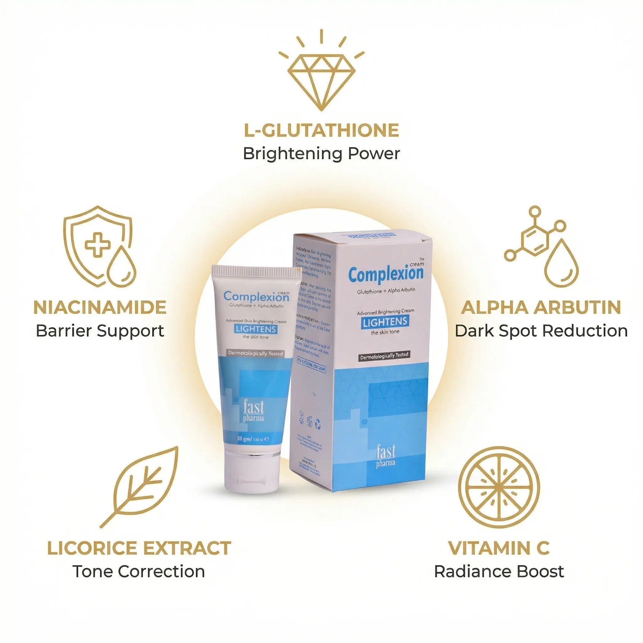 Complexion Whitening Cream - Reduce dark spots and improve skin tone ...
