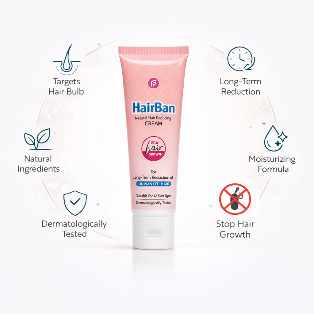 HairBan - Hair Reducing Cream – FAST PHARMA